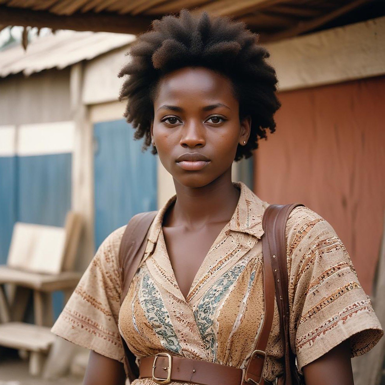 girl, woman, african